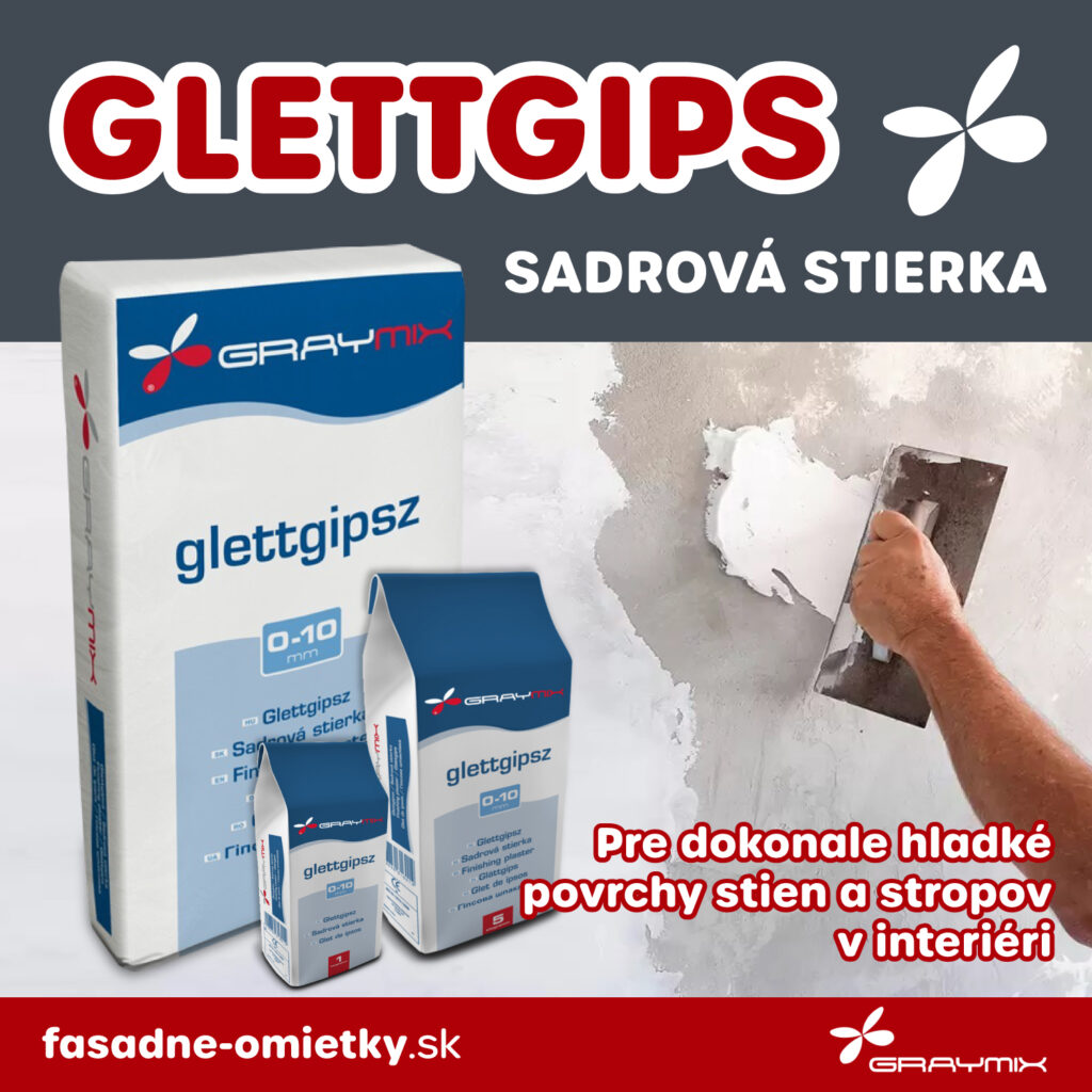 Glettgips sadrová stierka