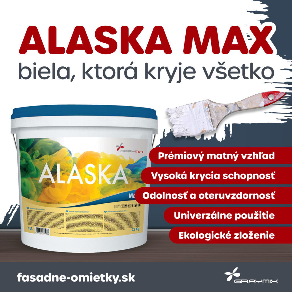 Alaska MAX biela farba